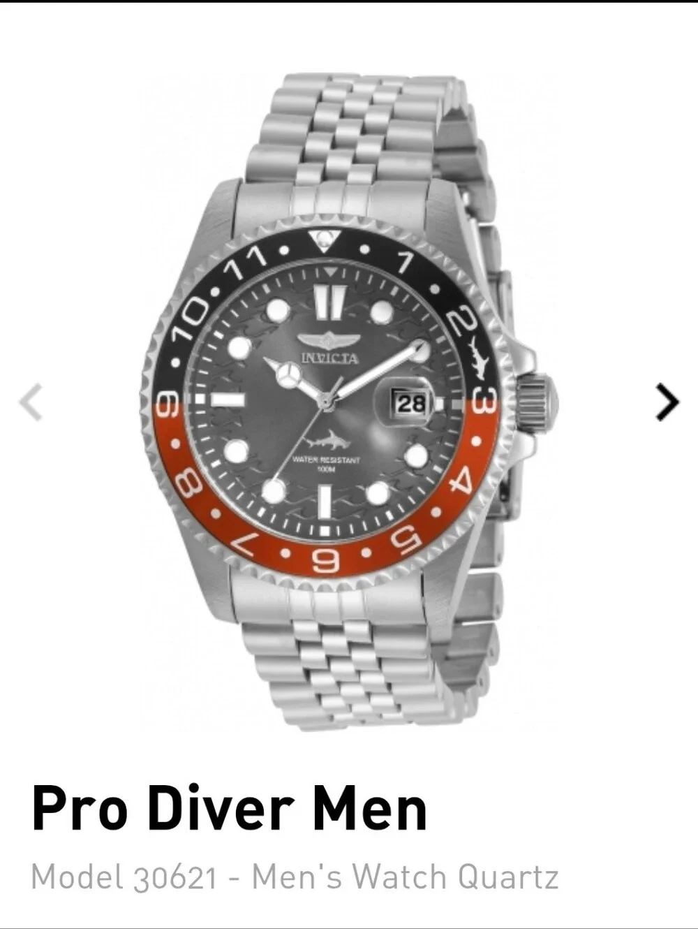 355. Pro Diver Men' Watch 43mm Model 30621 - Quartz
